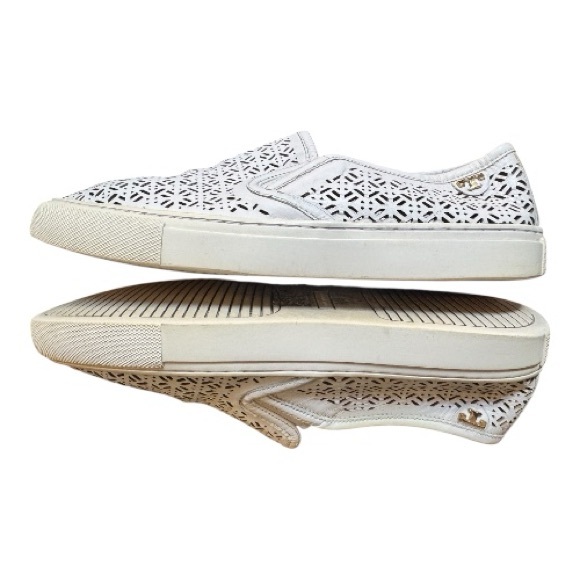 Tory Burch Lennon Perforated Slip-Ons - Picture 4 of 6